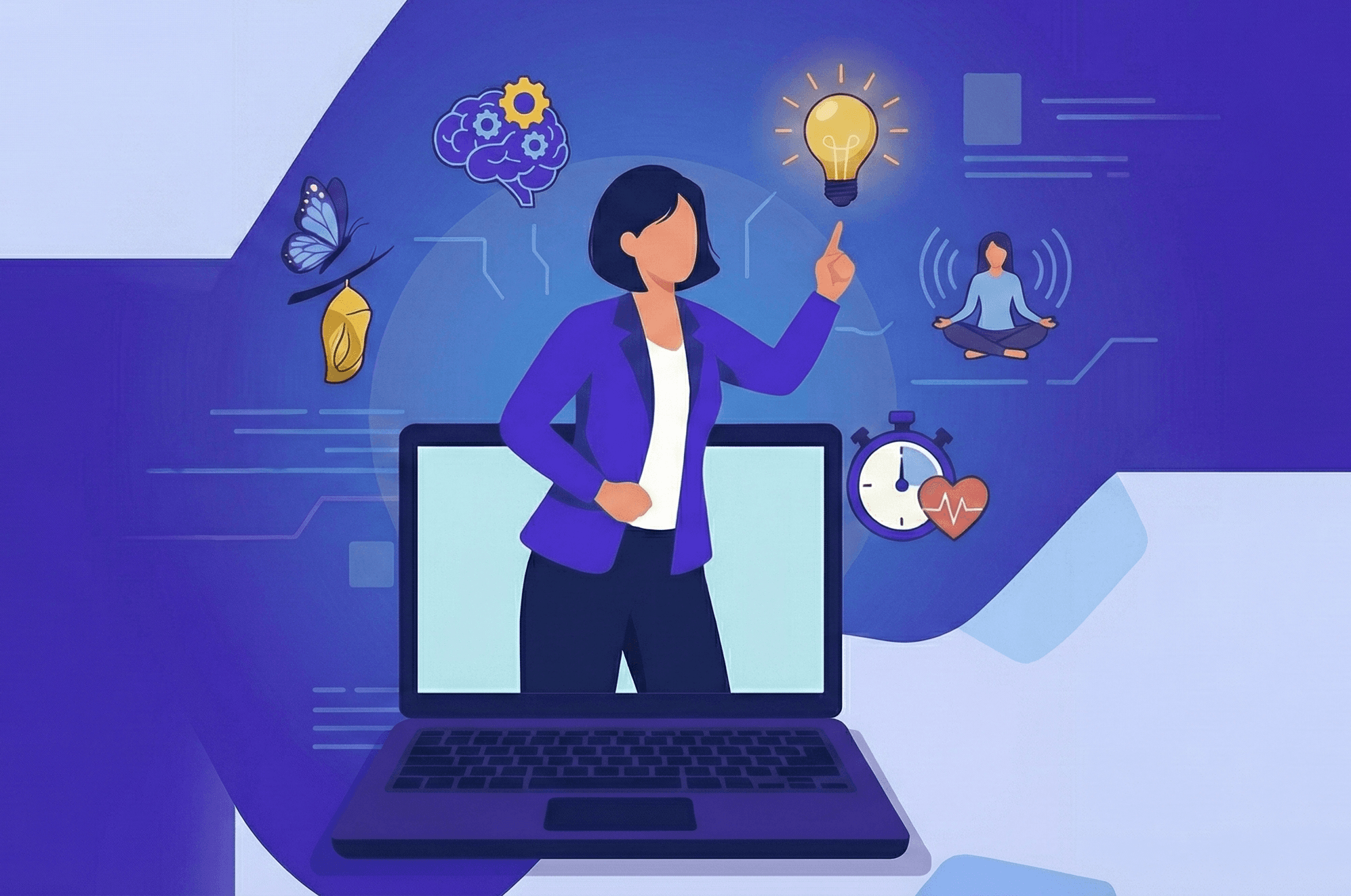 Online coaching session